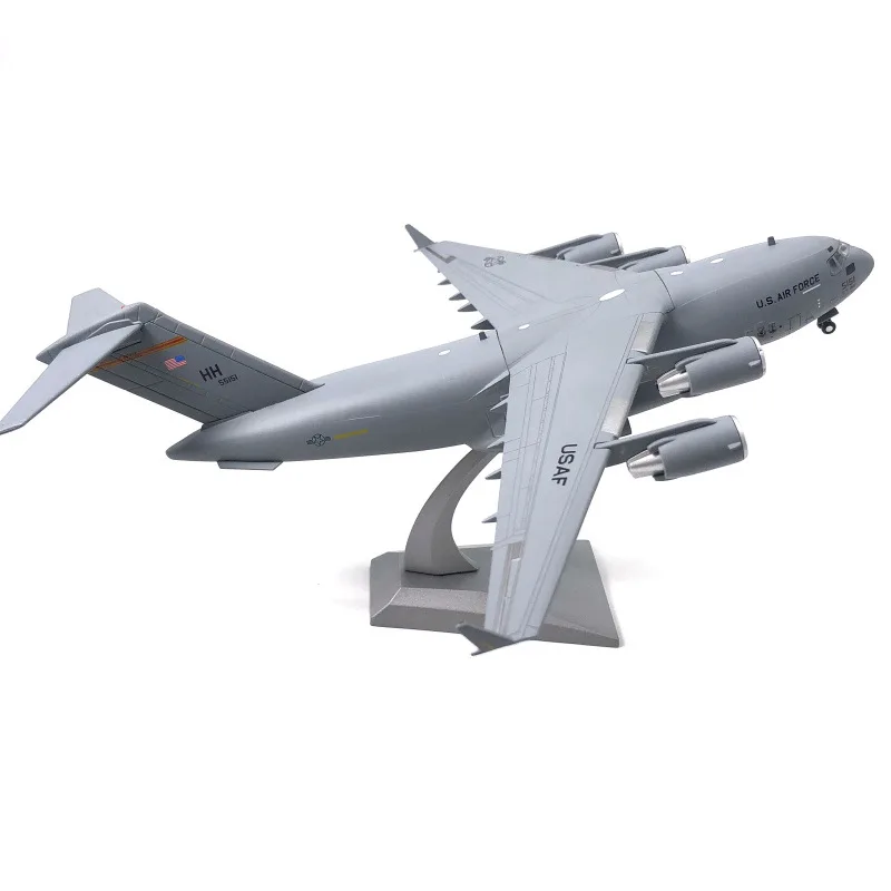 1/200 مقياس الطائرات الولايات المتحدة C-17 C17 Globemaster III استراتيجية النقل طائرة لعبة دييكاست طائرة معدنية نموذج طائرة الهدايا #4
