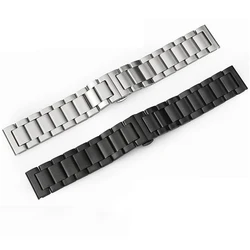 Metal Stainless Steel Strap 20mm 22mm Smart Watchband For Samsung Galaxy Watch 4 Classic 46mm 42mm Watch Accessories