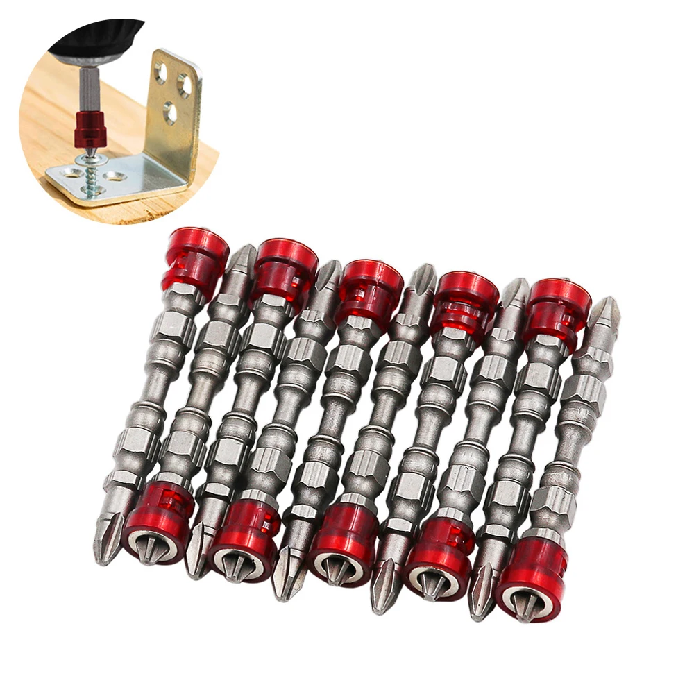 Magnetic Screwdriver Bit Cross-head PH2 Magnetic Screwdriver Bits 1/4 Inch Hex Shank Screwdriver Bit Electric Screwdriver