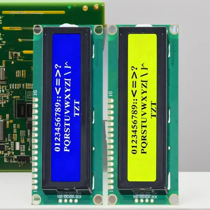 1 peça lcd 1602 tela verde azul 16x2 caracteres módulo de exibição lcd acessórios diy módulo lcd1602