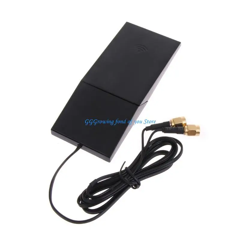 H9eb SMA Male Connector 2.4GHz 5GHZ Dual Band Fold Direction WiFi Antenna