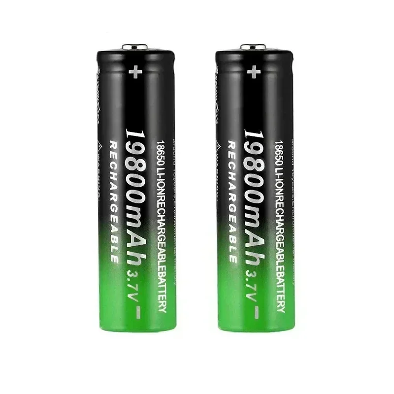 Bateria litowa Latarka Akumulator 18650 3,7 V 19800 Mah Latarka Ładowarka USB Darmowa dostawa