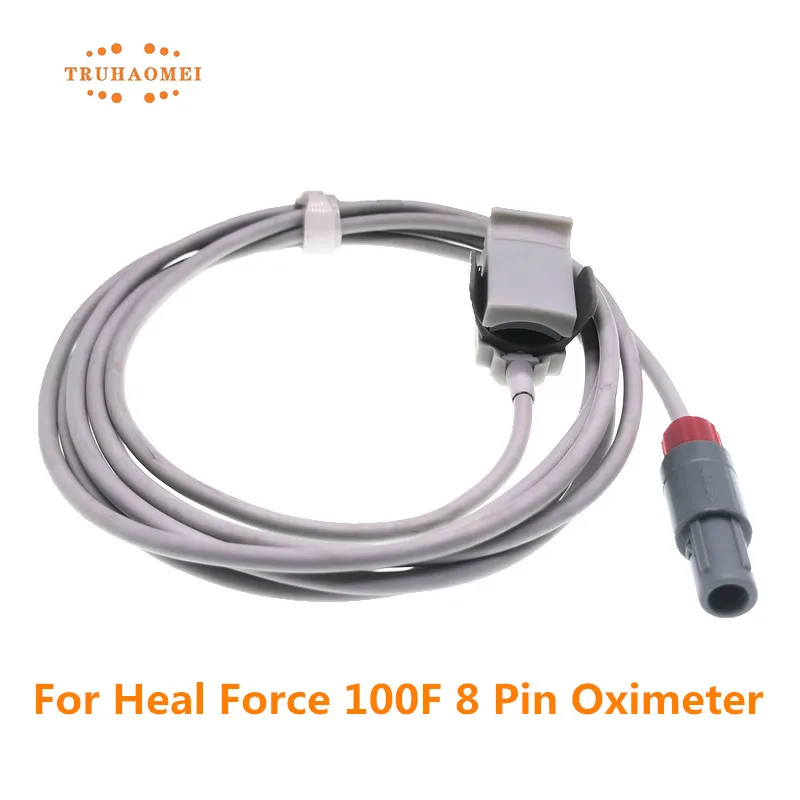 5 Pin SpO2 Sensor For Heal Force 100F Pulse Oximeter Adult Child Neonate Patients SAO2 Probe