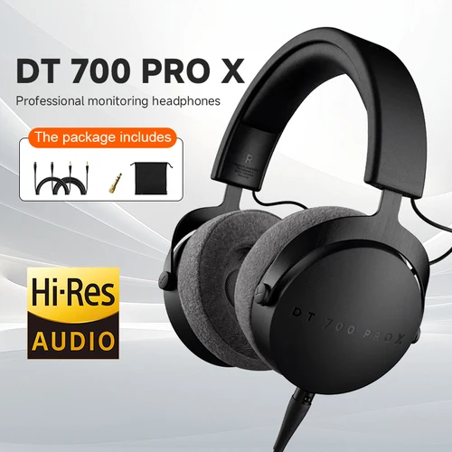 DT700 PRO X Auriculares con parte trasera cerrada de alta fidelidad para grabación profesional y monitoreo de sonido detallado