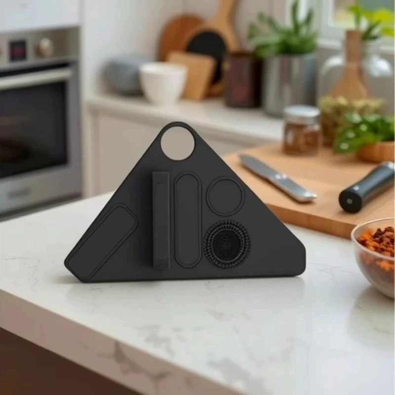 حقيبة يد مساعد مكياج من السيليكون مع وظائف متعددة تتضمن منطقة تنظيف حزام أدوات التجميل متعددة الوظائف لفرشاة المكياج