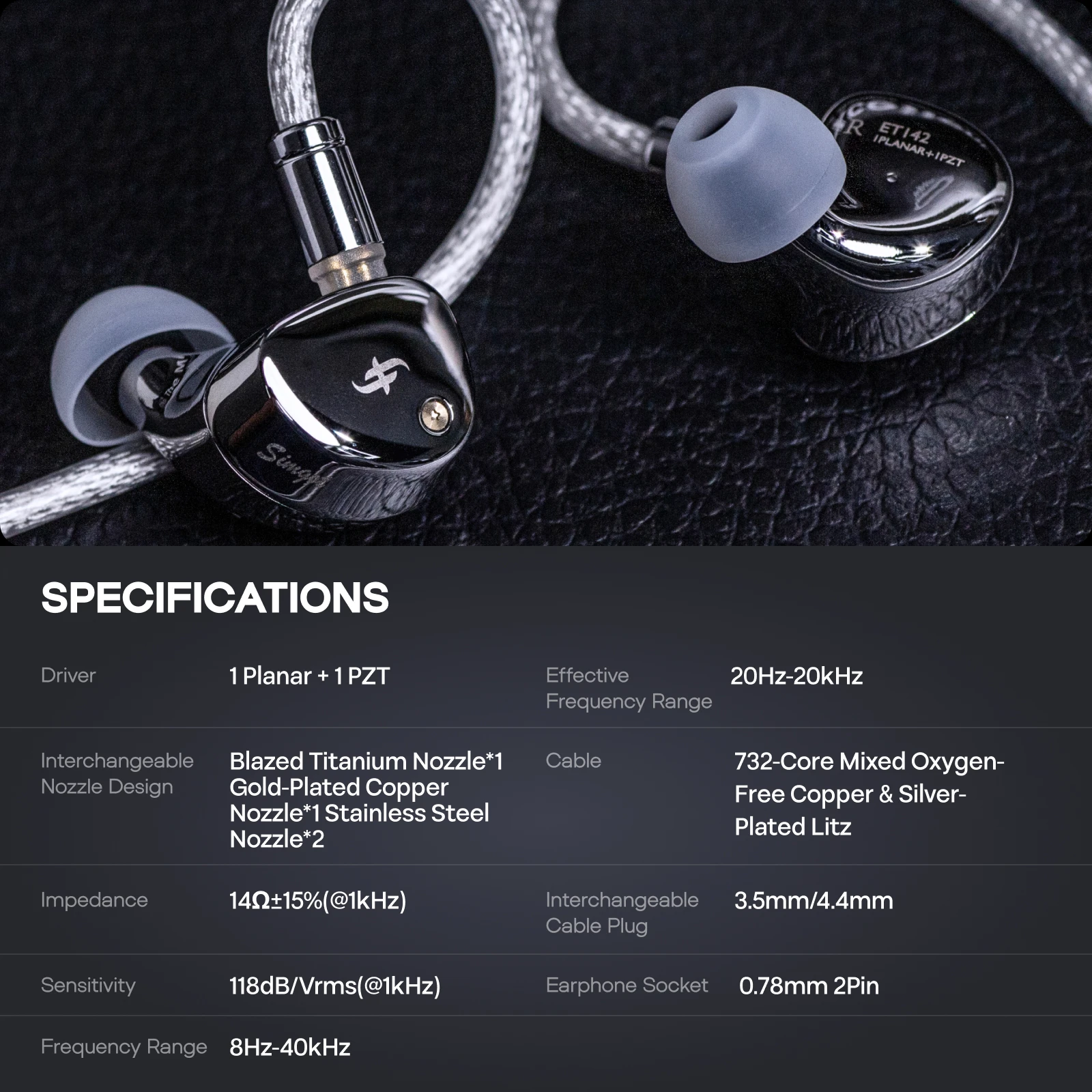SIMGOT ET142 プラナー・ダイナミックイヤホン SIMGOT ET142 Hybrid Earphones Review: Why This Dual-Symmetric