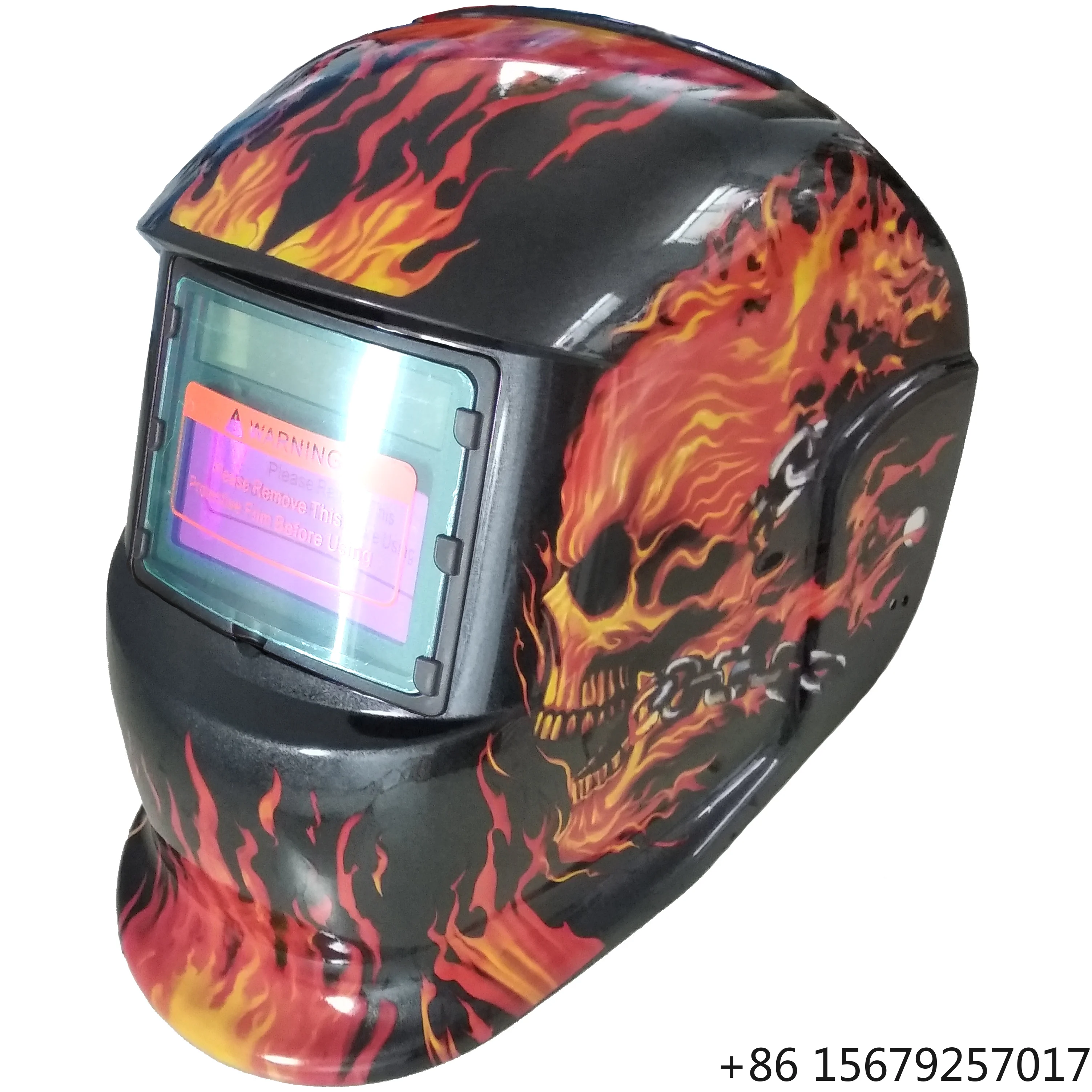 Adjustable Auto-Darkening Welding Helmet with Solar Power with Adjustable Shade and Sensitivity for MIG/TIG/ARC Welders