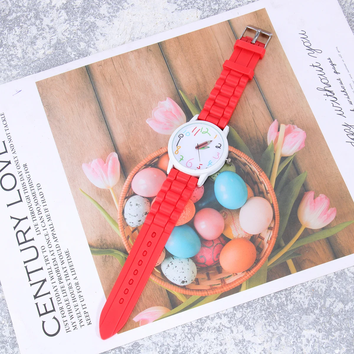 1Pcs Digital Pencil Watch for Kids Creative Cartoon Children Watch Silicone Waterproof Design Fun Birthday Gift for Boys Girls