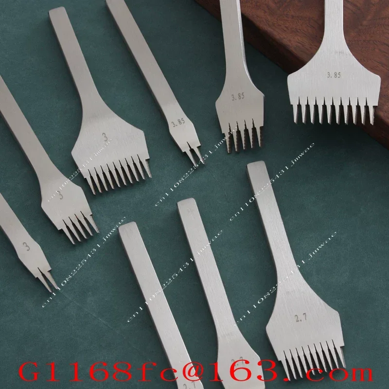 Slant Flat Cutting White Steel Handmade DIY Leather Punching Cutting Non Diamond Cutting Method
