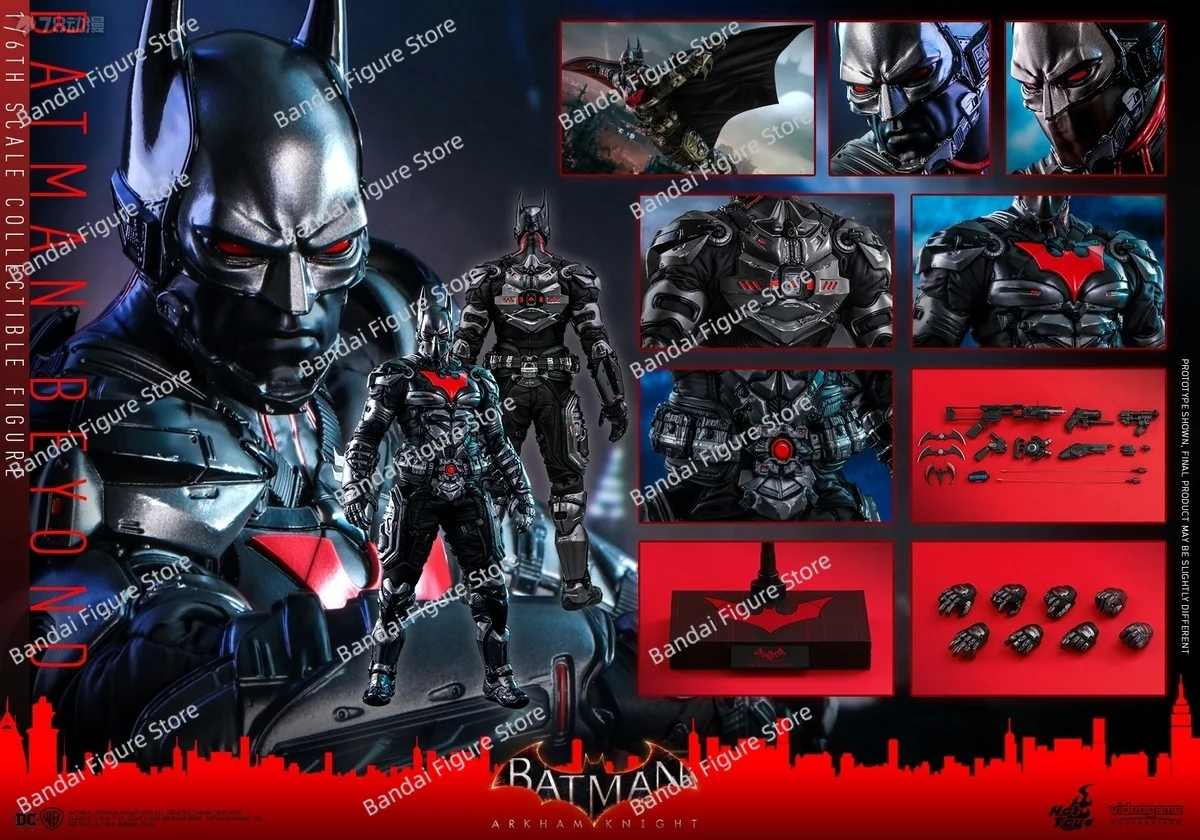 

HOTTOYS HT VGM39 1/6 Batman DLC Future Version Arkham Knight DC Series Super Hero 12" Full Set Soldier Model Fans Collection