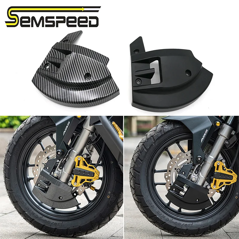 SEMSPEED Motorcycle Brake Pump Cover Front Disc Caliper Guard For Honda ADV160 ADV150 PCX 160 150 125 2010-2024 Accessories
