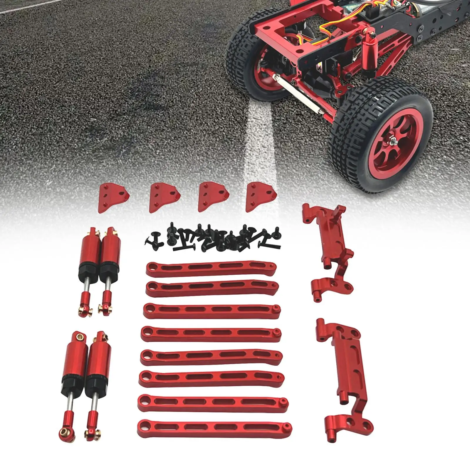 1:12 rc Auto Metall Upgrade Kits Auto Modell Ersatz Teile Zubehör Stoßdämpfer halterung für mn78 mn168 DIY modifizierte LKW Hobby Auto