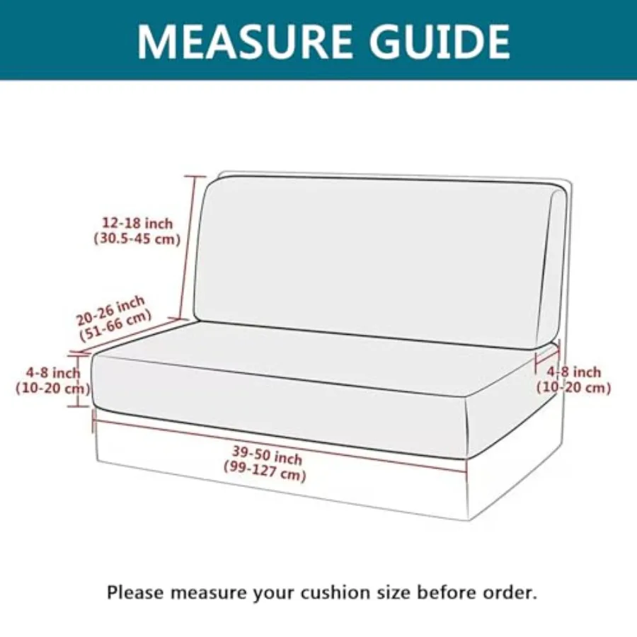 RV Dinette Cushion s Stretch Camper Cushions s Replacement Couch Cushion Slips Washable Loveseat Slips for Travel Trailer Couch