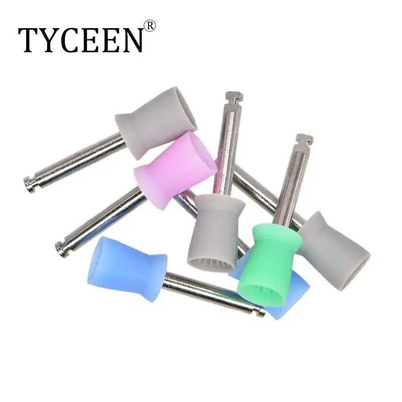 10pcs Dental Polishing Cup Dental Bending Machine Polishing Brush Polisher Prophy Cup Tooth Polish Oral hygiene Dental Lab Tools