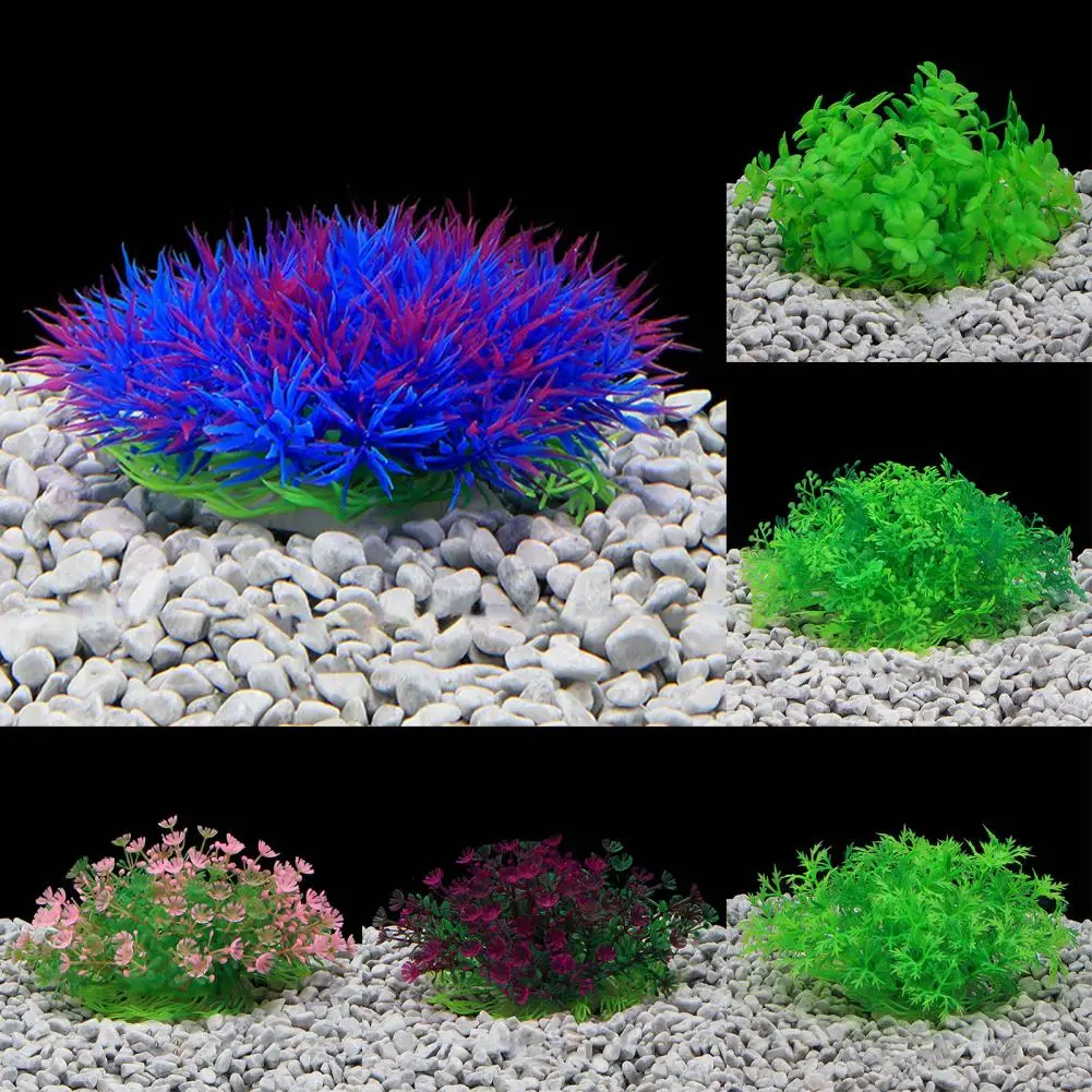 Safe Light Weight Simulation Ornaments Aquatics Plants Aquarium Decoration Artificial Plants Aquatics Accessories