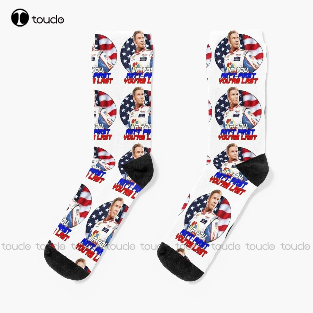 Ricky Bobby If Oyu ... Ricky Bobby Shake And Bake Will Ferrell Socks Halloween Socks Men Comfortable Best Girls Sports Funny