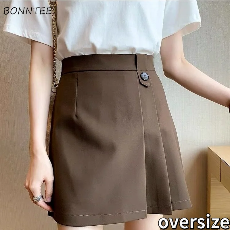 

Mini Pleated Skirts Women 3 Colors All-match Empire New Summer Korean Style Ladies Design Soft Quality Fashion Streetwear Mujer