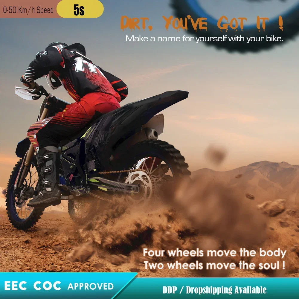 Other Electric Motorcycle 2023 Adult 72V 20000W Mid Drive Fastest E Motorbike Electric Dirt Bike for Adults