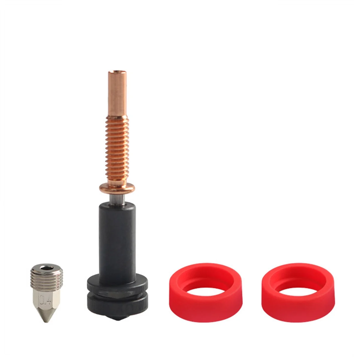 Upgraded High Flow 0.4mm Nozzles Hardened Steel/Copper/Titanium /TC4 Material for REVO Hotends 3D Printer Parts