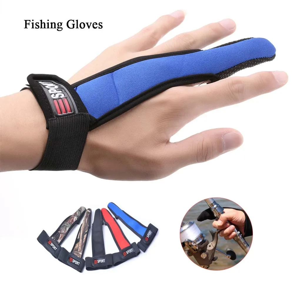 

Control Line Glove Bare Fingertips One Finger Casting Glove Single Finger Protector Fishing Gloves Fishing Accessories