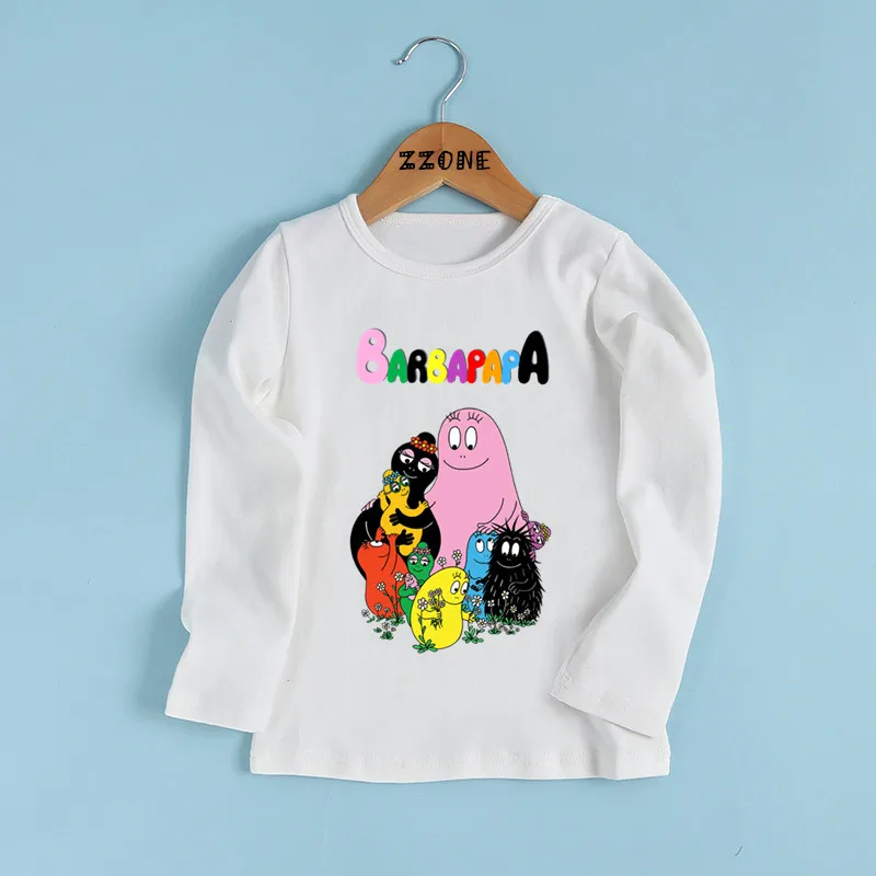 

Cute Barbapapa Cartoon Kids T shirt Funny Casual Children Clothes Spring Autumn Baby Boys Girls Long Sleeve T-shirt,LKP5162