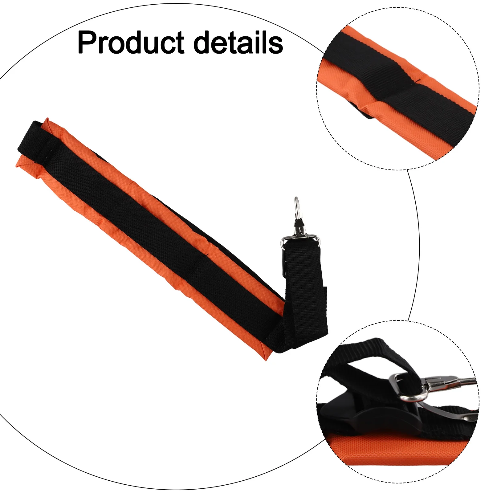 Accessories Shoulder Strap Harness 2pcs For Grass for edger For Trimmer Lawn Eater Black+Orange Easy To Install Exquisite