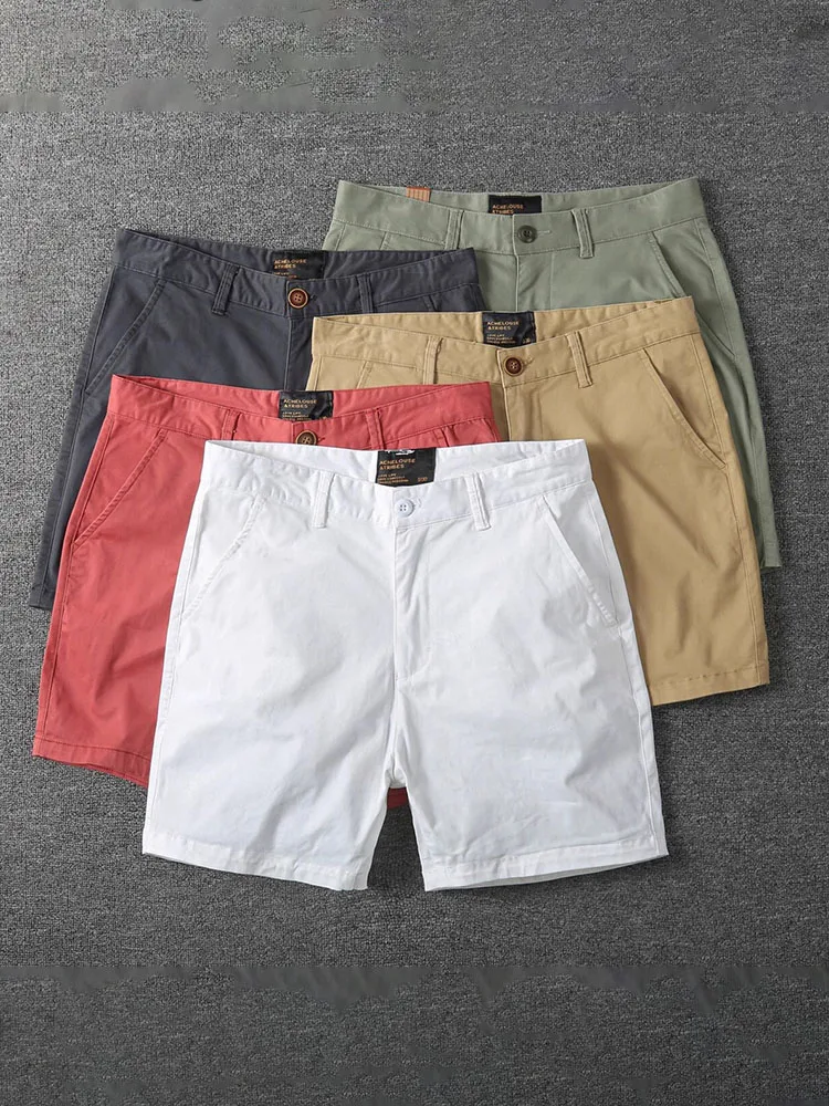 

Мужские повседневные брюки-капри из тонкой эластичной ткани, однотонные, летние, ультракороткие, прямого кроя, со средней посадкой, в стиле рабочей одежды