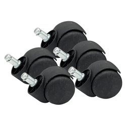 5 Pieces Mute The Pulley Wheel Casters for Office Chairs Computer Chair Mute Fatty Casters