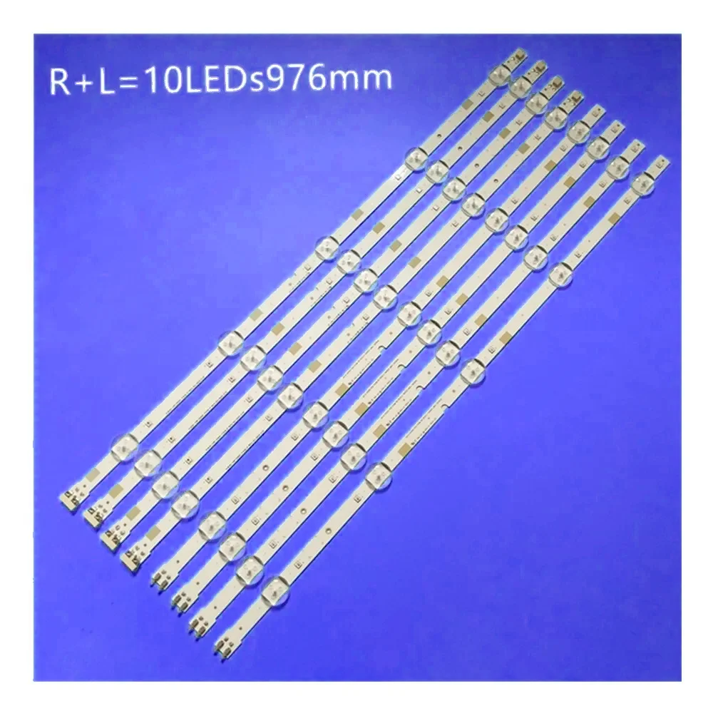 New 8 PCS LED backlight strip for samsung UN50J5200AF UN50J5000AF BN96-37774A 37775A 46572A 2015 SVS50 LM41-00145A 49 FHD R L