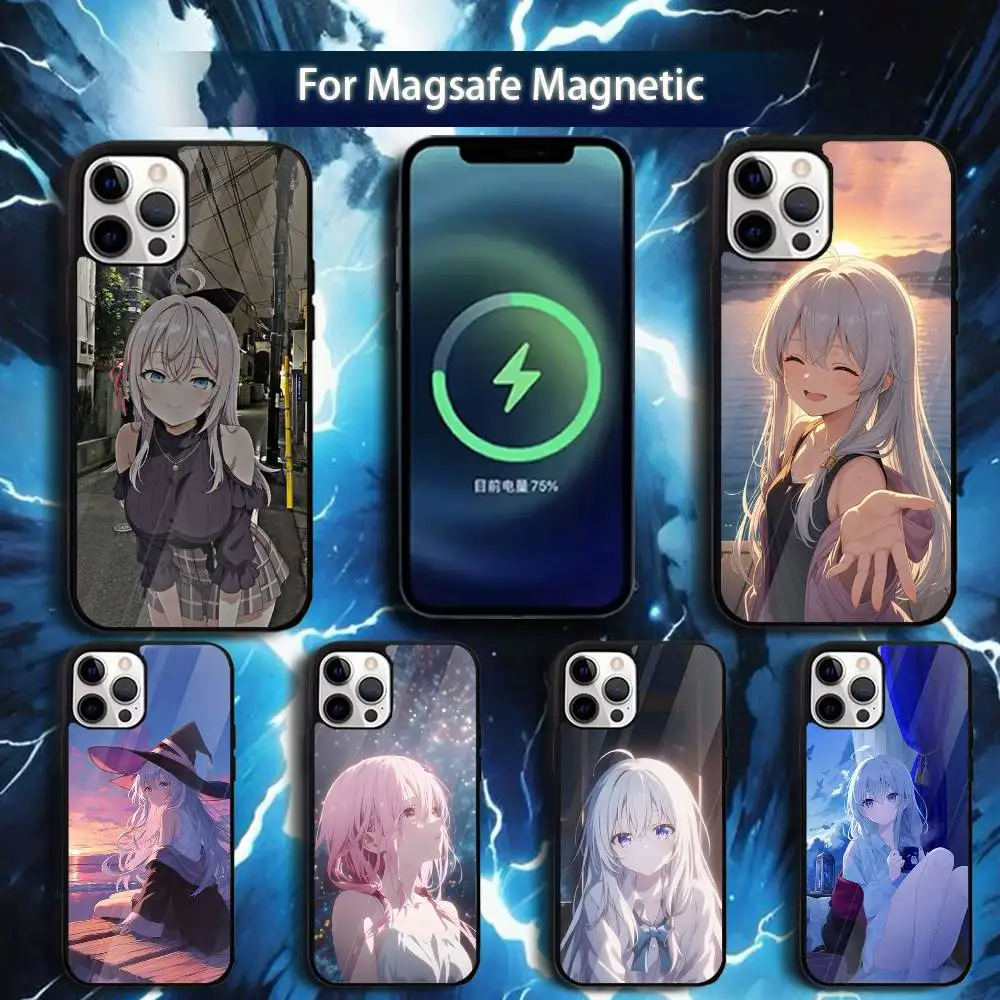 

Elaina C-Comics Majo Phone Case For iPhone 17,16,15,14,13,12,11,Pro,Max,Plus,Mini,Magsafe,Magnetic Wireless Charging Case