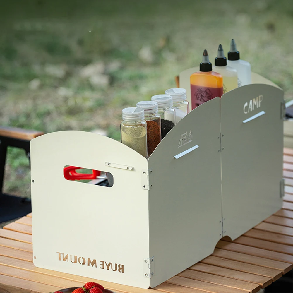

Складной ветрозащитный экран для газовой плиты с отсеком для хранения, ультралегкий портативный экран для кемпинга и пикника