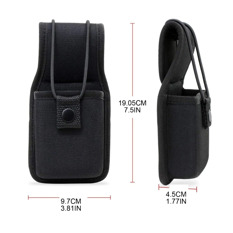Nylon Walkie-Talkie Holder Bag Two Way Radio Case Walkie-Talkie Bag Pocket