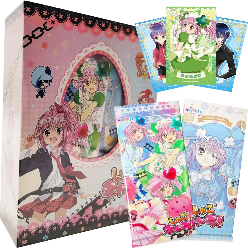 

Shugo Chara Fantasy Girl Anime Collection Cards Popular Protagonist Cute Charming Peripheral Creative Cards Christmas Toys Gifts
