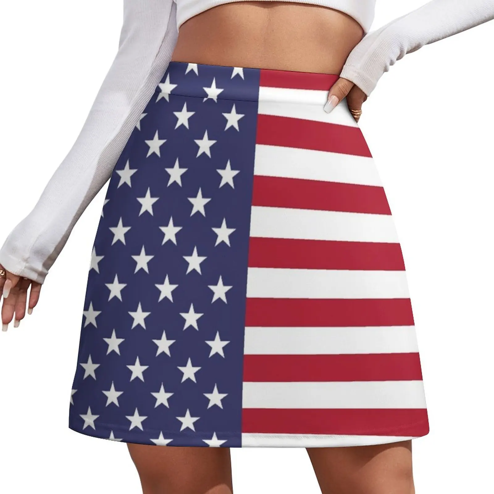 

USA Flag Mini Skirt new in dresses clothes for woman Women's dress clothes for women Mini Skirt