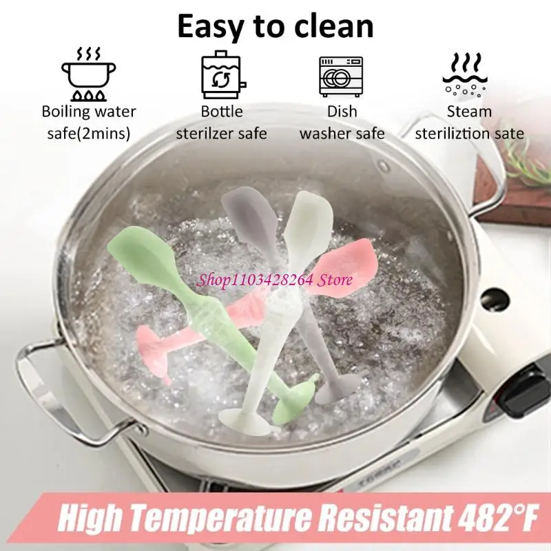 

Скребок для детского крема, силиконовая лопаточка для крема под подгузник с присоской для крема для ягодиц