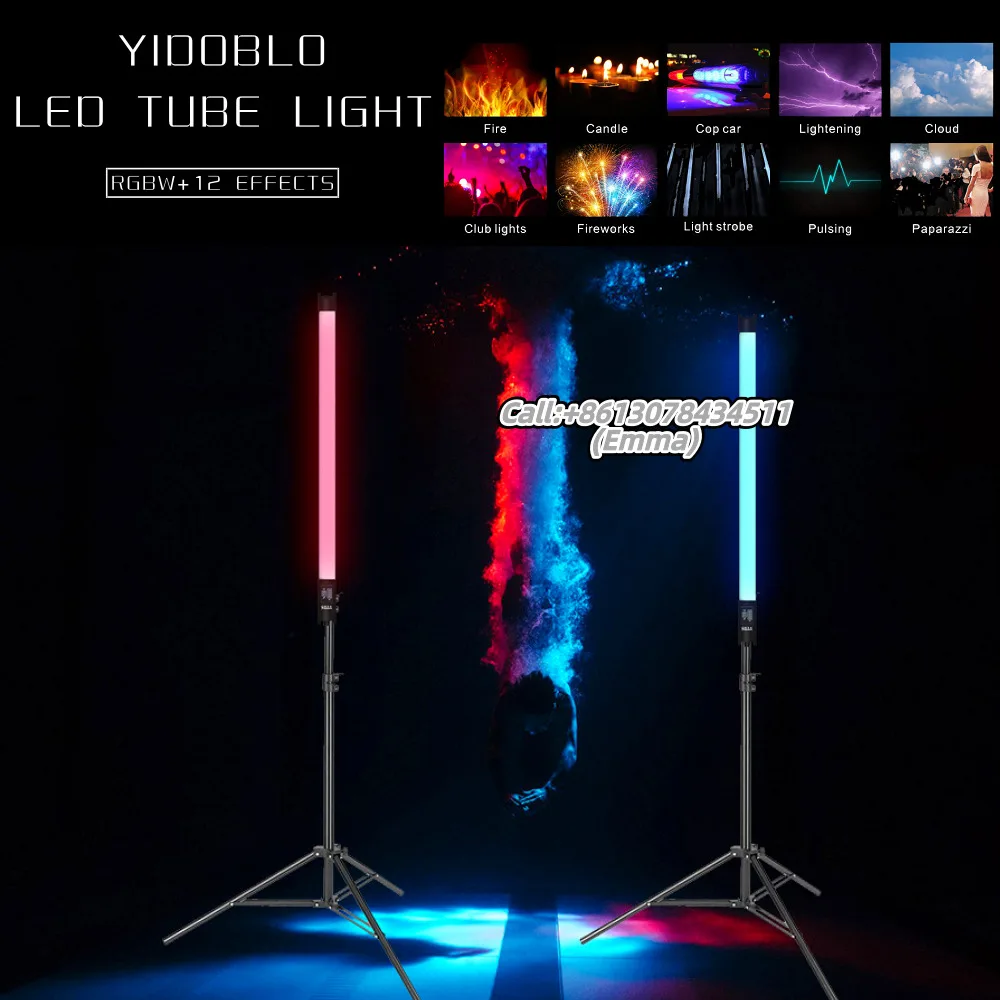 12 effects film making video film light equipment 90CRI 2800-9990K video shooting led LT-RGB4