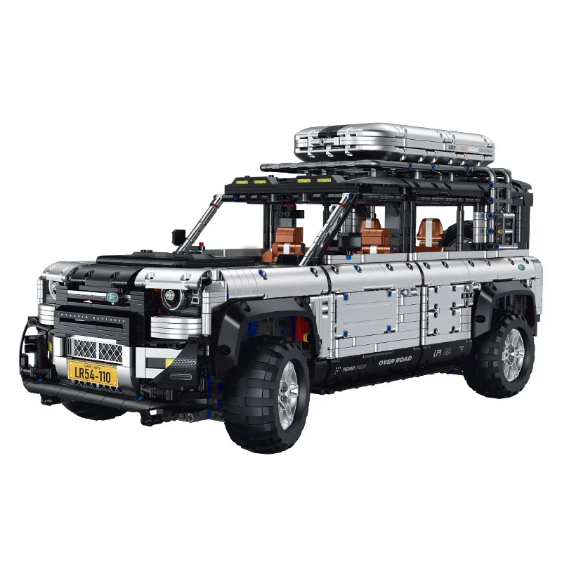 GULY10620 4817pcs 1:8 Big Super Sports Car Building Electric MOC Tech Motor Race Car Model DIY Bricks Collectible Toy for Boys