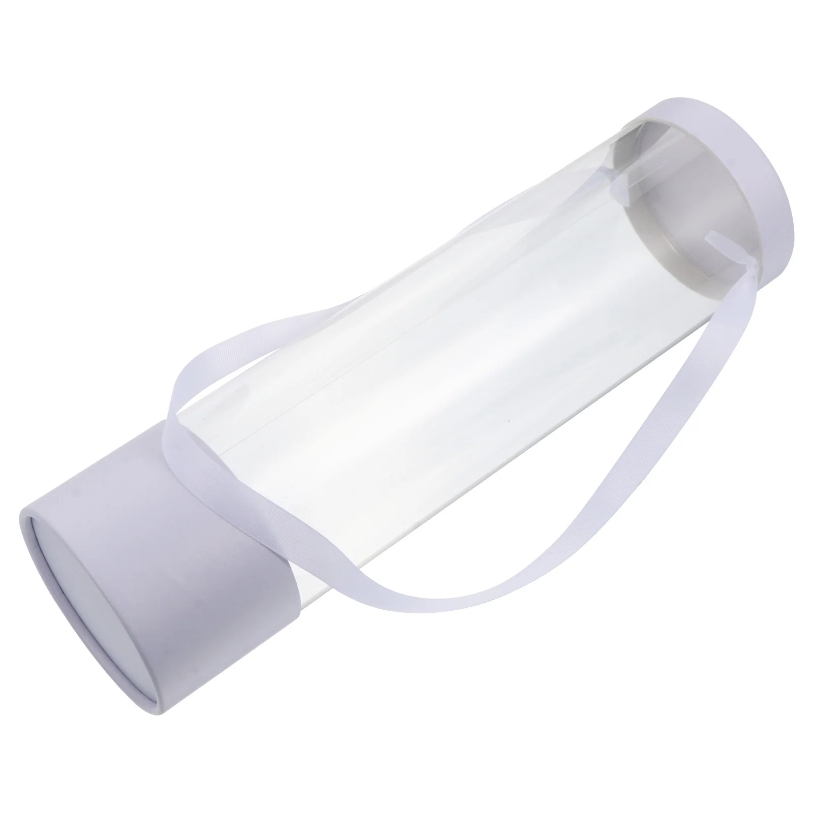 

Transparent Long Tube Flower Box PVC Round Packaging Container for Bouquet Wedding Birthday Flower Gift Box