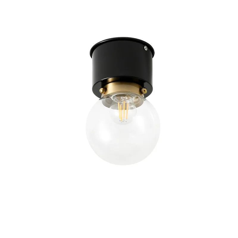 

American glass retro lamp, corridor lamp, medieval style, nostalgia, home lamp, balcony single head lamp