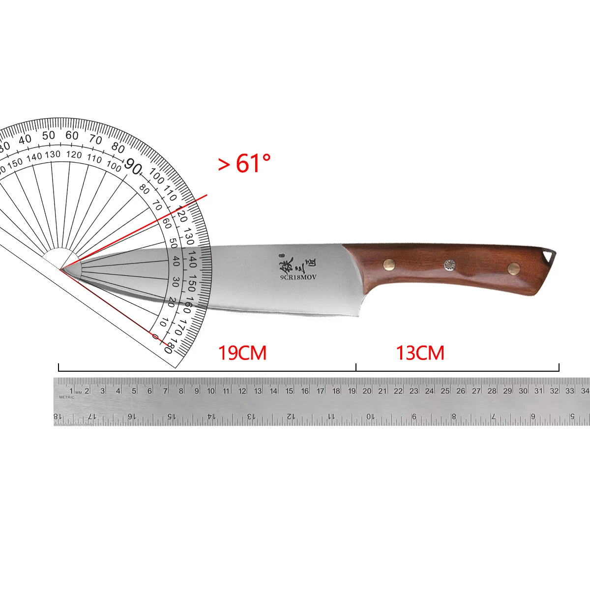 

Многоцелевой кухонный нож — прецизионный край из нержавеющей стали для легкой нарезки овощей и мяса, с антипригарным покрытием для выпуска пищевых продуктов