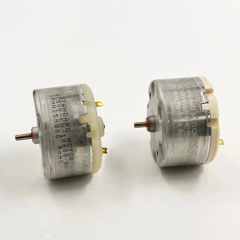 Mini STANDARD RC500-KW/14440 silnik Micro RC500-KN/10600 silnik prądu stałego 19mm * 32mm silnik elektryczny do robota zamiatającego