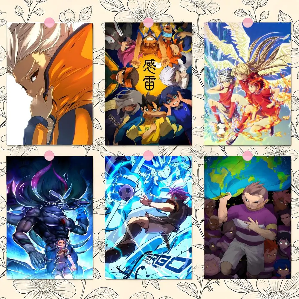 Axel Blaze Firestorm Inazuma Eleven Anime Poster Matte Self-Adhesive Wall Art Print Living Room Bedroom Home Decor