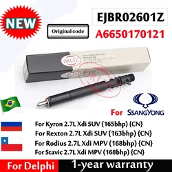 EJBR02601Z EJBR04701D Diesel EJBR03401D EJBR04501D Injector Nozzle EJBR04601D EJBR04401D for SSANGYONG Actyon Rexton Euro 3 / 4