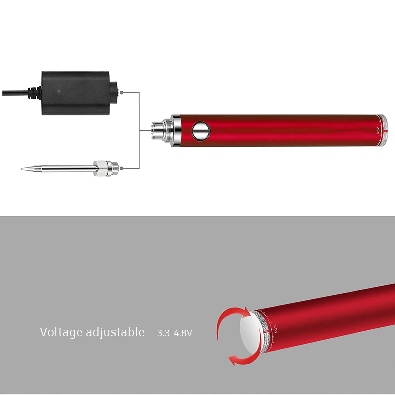 5V batteria Sldering Iron Kit controllo della temperatura Outdoor Ferro De Solda ricarica portatile Cordless saldatore elettrico Set