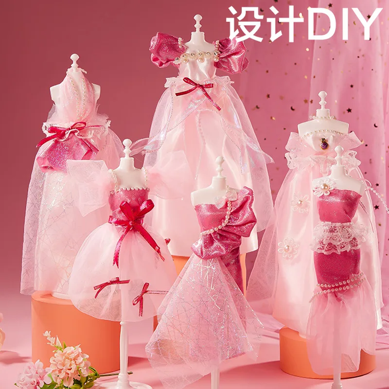 

Детская современная одежда, дизайн одежды для девочек начальной школы, ручная работа, развивающие игрушки