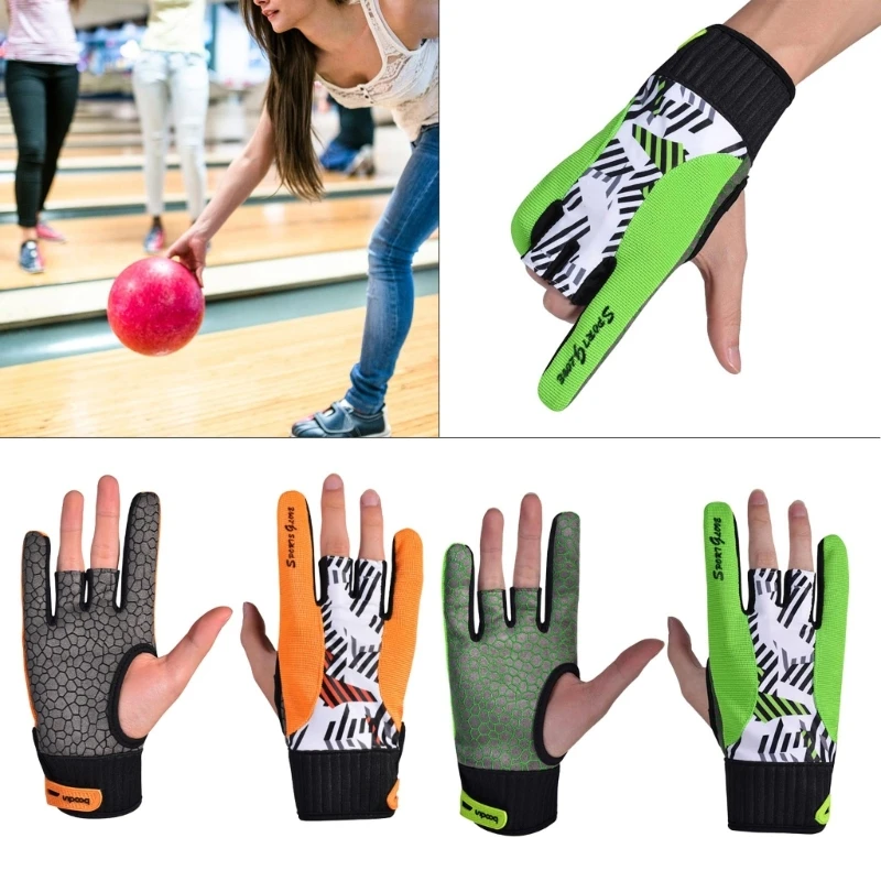 Bowling Gloves Right Hand Bowling Gloves for Wristband Sports Gloves