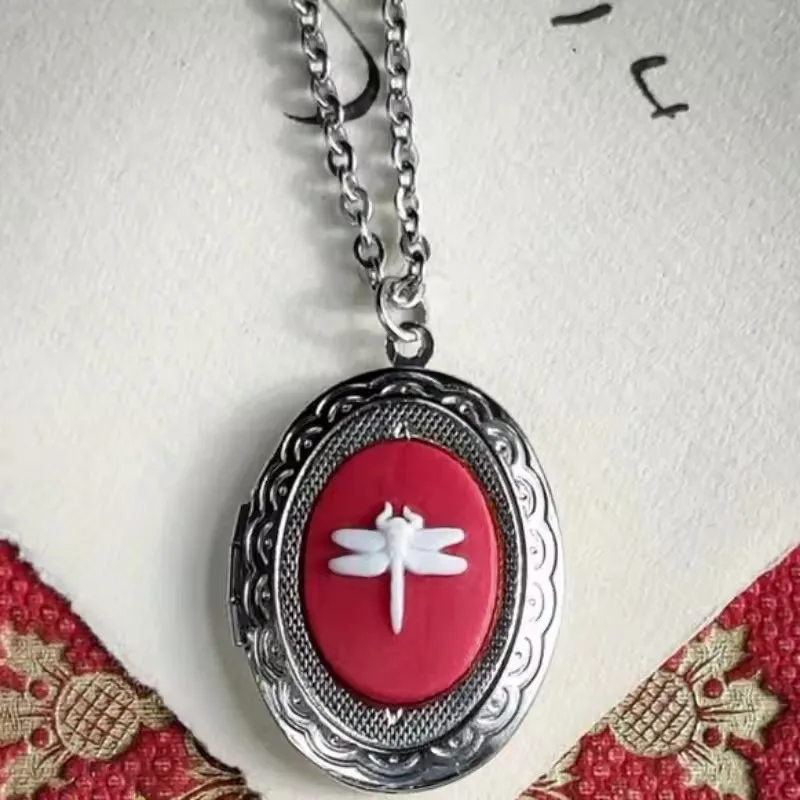 القوطية الأحمر فراشة شرابة سلسلة قلادة مطرز قصيرة المختنق سلسلة قلادة للنساء هالوين Y2K سحر مجوهرات اكسسوارات