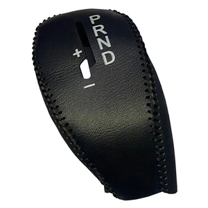 غطاء مقبض ناقل الحركة من الجلد الأسود ، خياطة يدوية ، تقليم ، مناسب لفولفو S60 ، XC60 ، V40 ، V60 ، 2014 ، 2015 ، 2016 ، 2017 أفضل 10 مبيعات ذراع تروس فولفو V40 - رقم 7