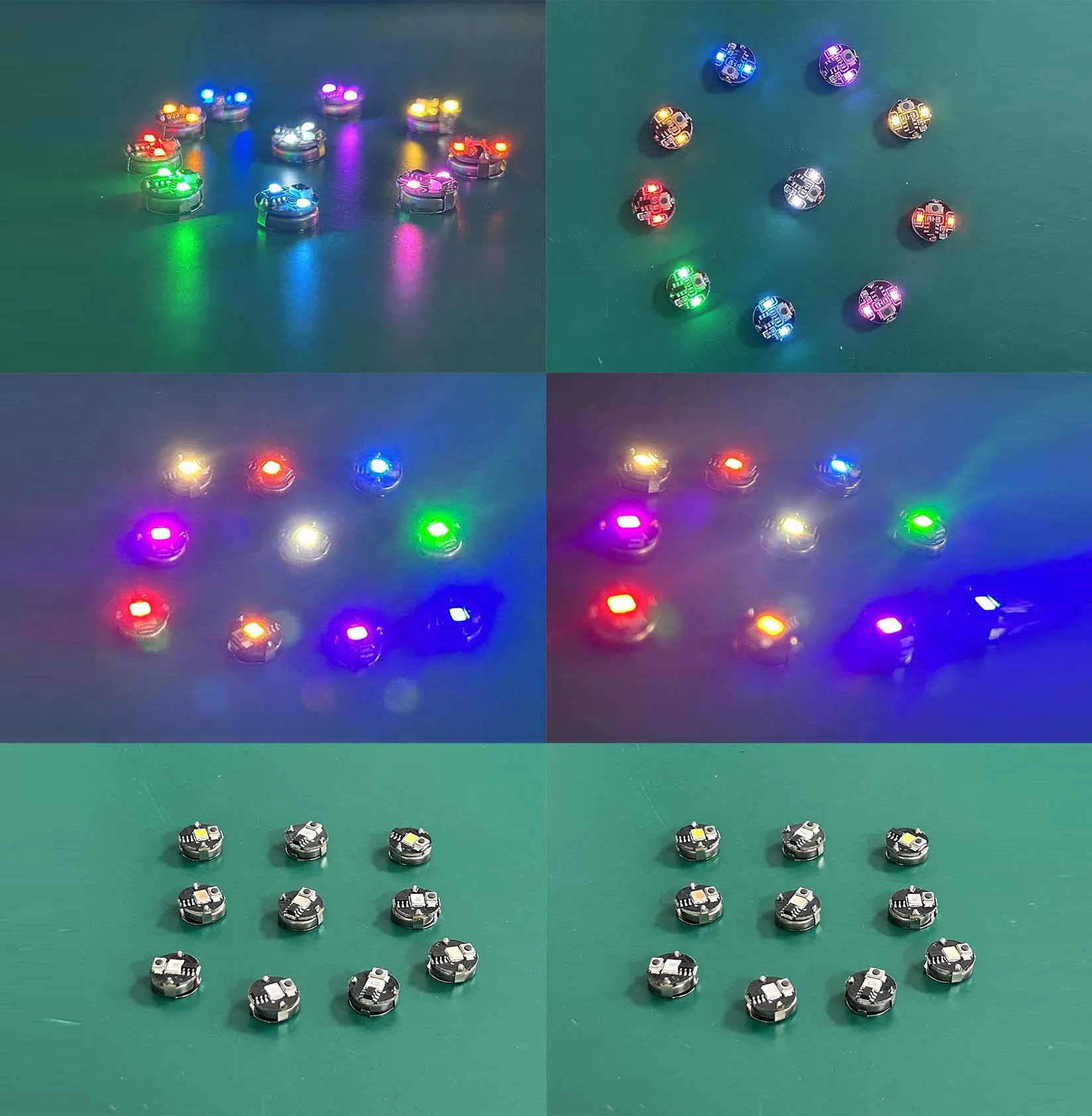 3-modes 2X Single/dual Wireless LED Model Light Key Control Switch Lamp + Battery DIY Christmas Tree Lighting Gunda Robots