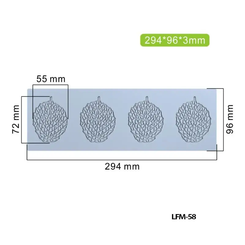 Silicone Fondant Molds Chocolate Mold For Sugar Craft /Gum Paste Decorative Lace Mat Sugar Craft Fondant Cake Molds Leaf Shape